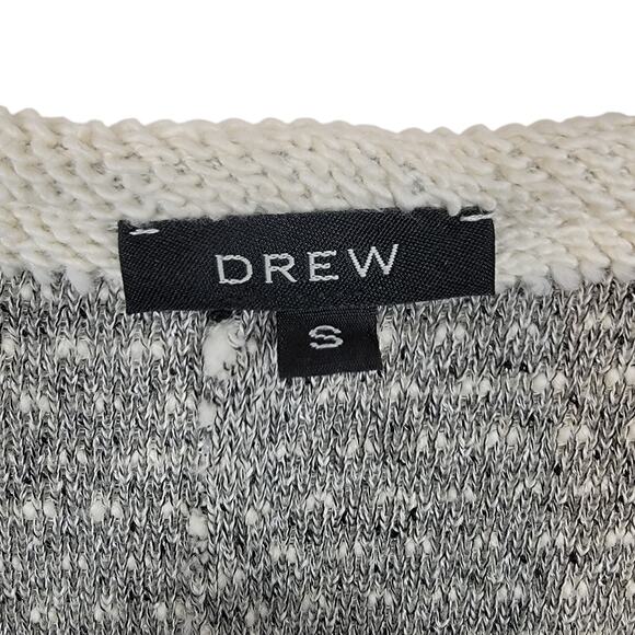 DREW Anthropologie Moto Knit Zip Front Cardigan Sweater Jacket - Size S - Picture 6 of 7